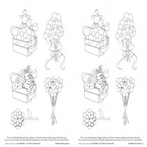 No Stamp  Baskets & Flowers